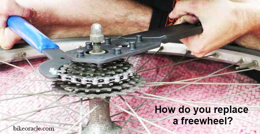 replacing a freewheel