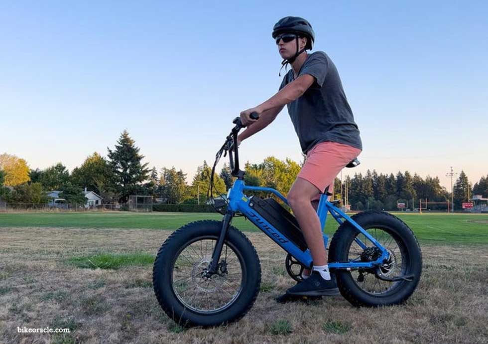 20-inch BMX bike With boy