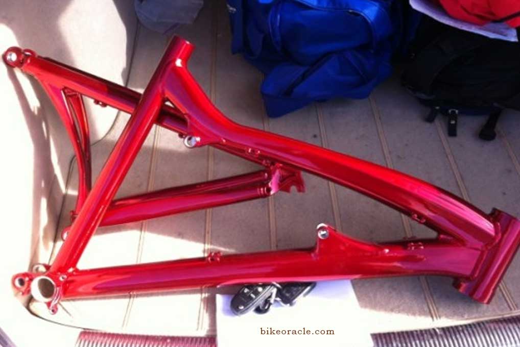 Powder Coating bike frame