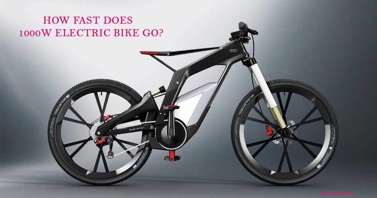 How fast does a 1000w electric bike go